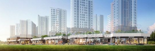 동탄파크자이 상업시설 조감도<GS건설 제공>